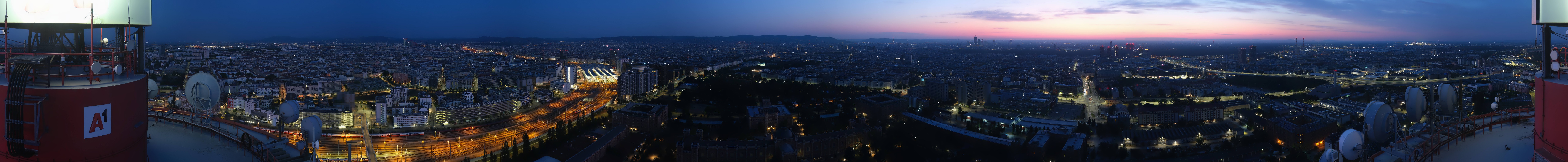 Archived image Webcam Vienna - View of the city