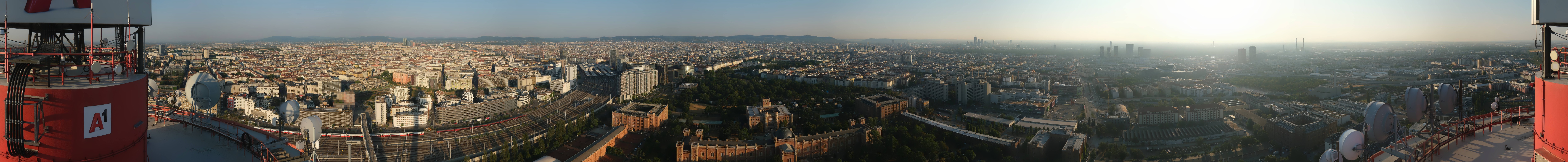 Archived image Webcam Vienna - View of the city