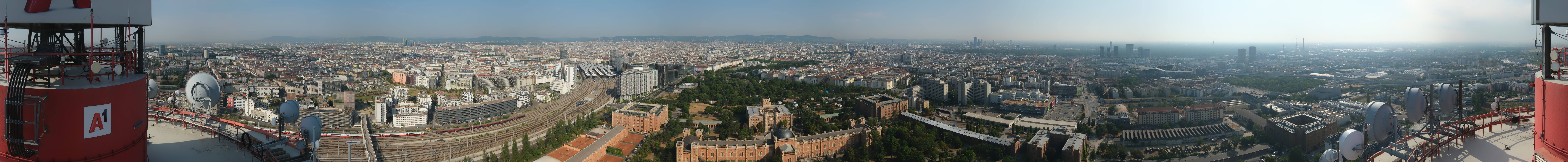 Archived image Webcam Vienna - View of the city