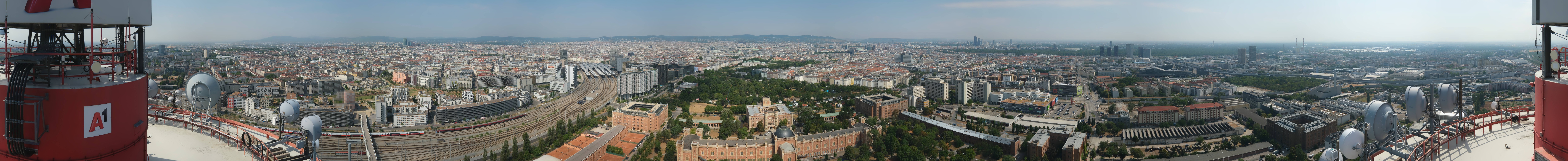 Archiv Foto Webcam Wien - Stadtpanorama