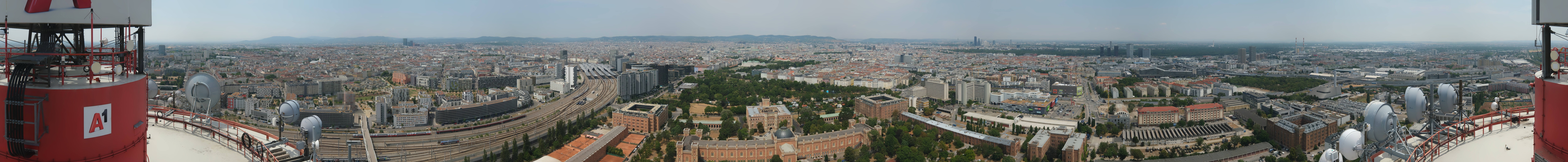 Archiv Foto Webcam Wien - Stadtpanorama