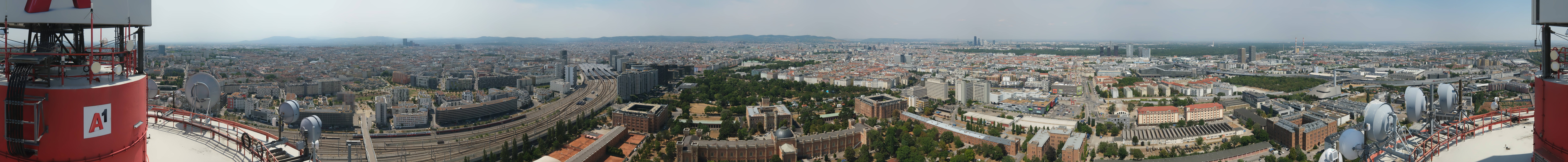 Archiv Foto Webcam Wien - Stadtpanorama