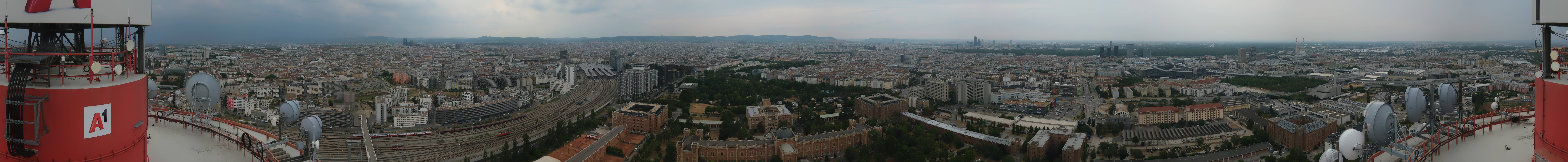 Archiv Foto Webcam Wien - Stadtpanorama