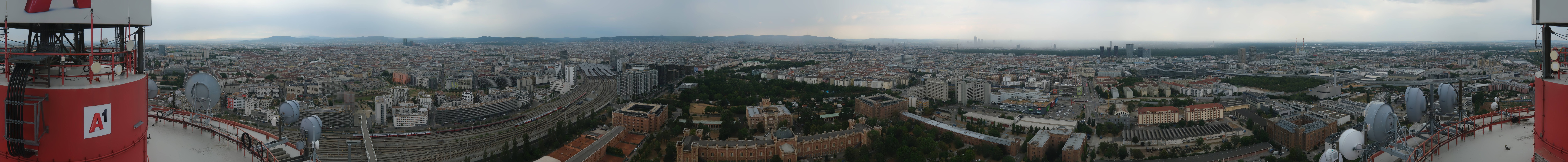 Archiv Foto Webcam Wien - Stadtpanorama