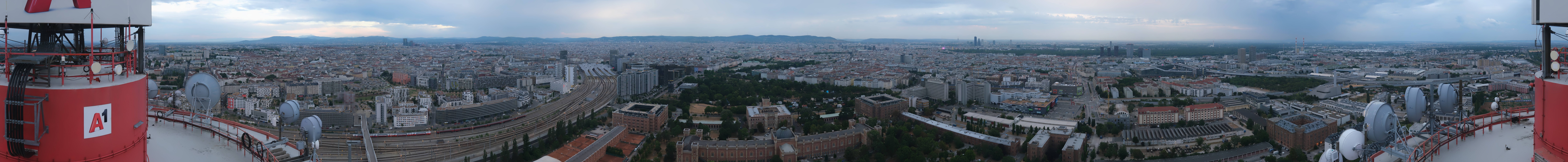 Archiv Foto Webcam Wien - Stadtpanorama