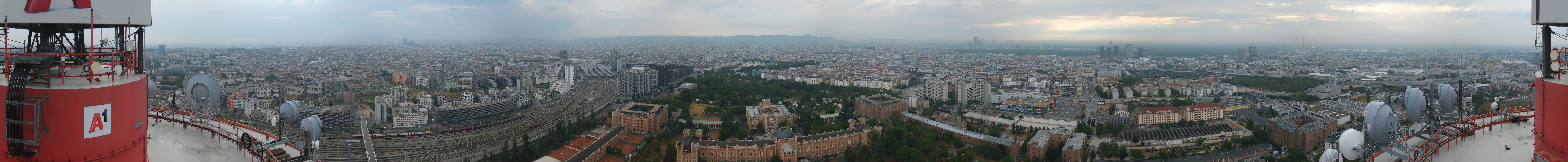 Archiv Foto Webcam Wien - Stadtpanorama