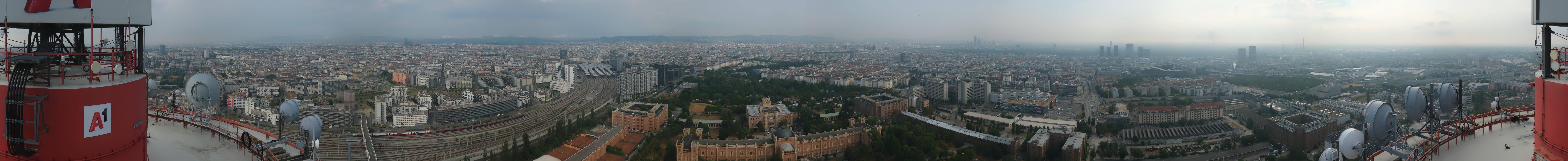 Archiv Foto Webcam Wien - Stadtpanorama