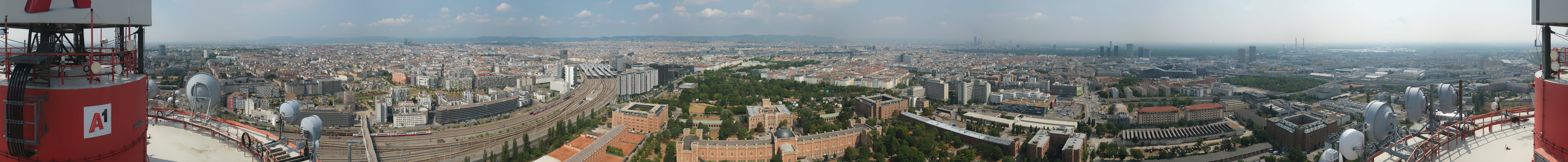 Archiv Foto Webcam Wien - Stadtpanorama