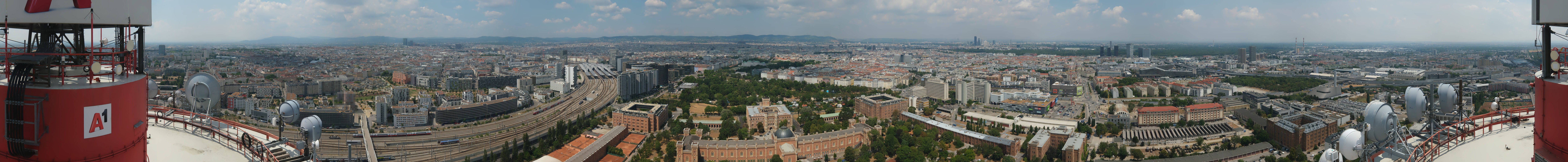 Archiv Foto Webcam Wien - Stadtpanorama