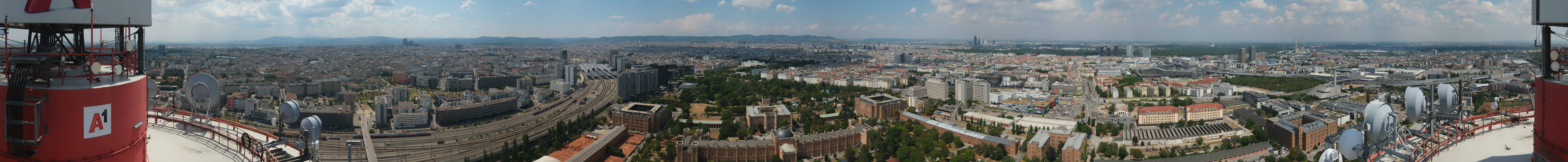 Archiv Foto Webcam Wien - Stadtpanorama