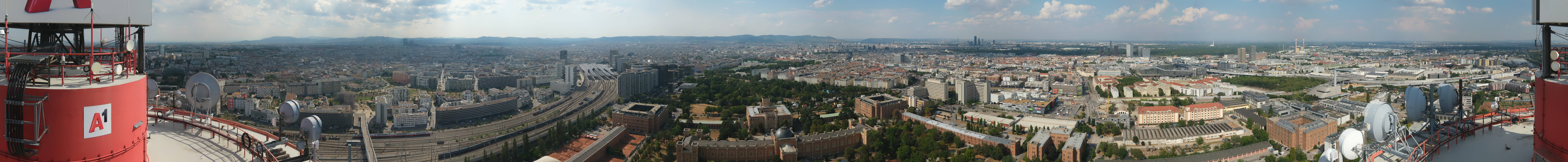 Archiv Foto Webcam Wien - Stadtpanorama