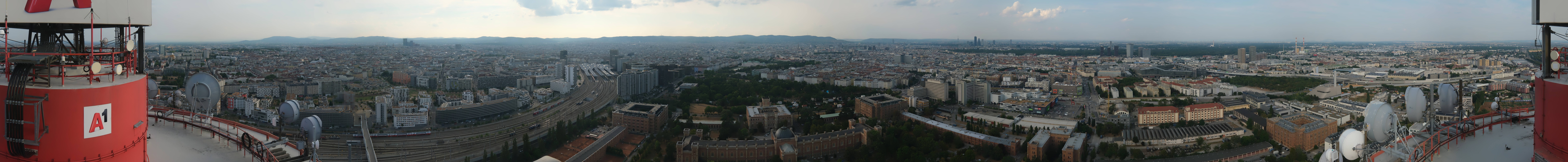 Archived image Webcam Vienna - View of the city