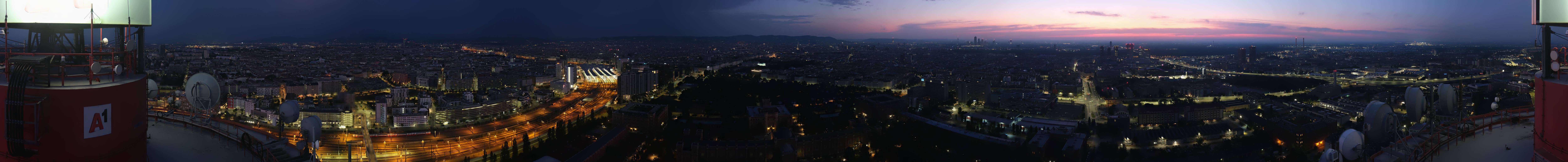 Archiv Foto Webcam Wien - Stadtpanorama