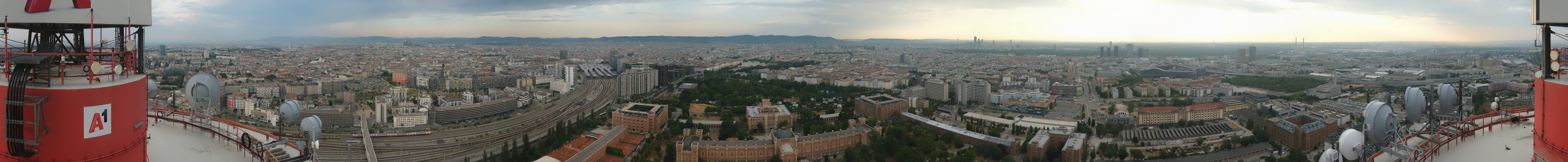Archiv Foto Webcam Wien - Stadtpanorama