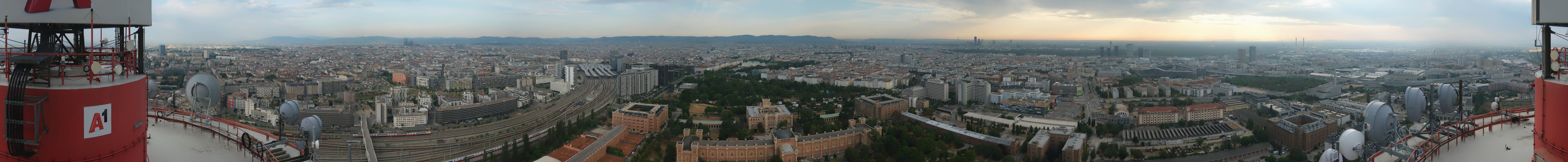 Archiv Foto Webcam Wien - Stadtpanorama