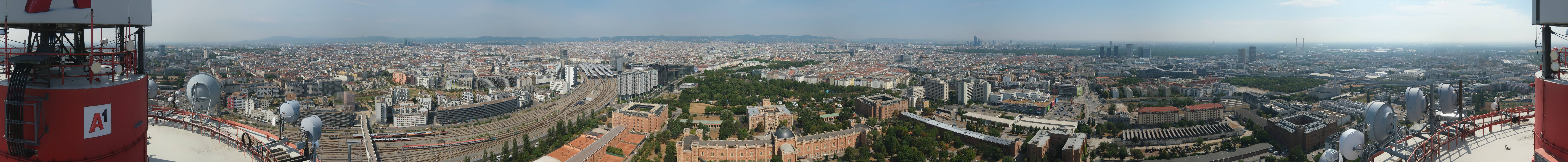 Archiv Foto Webcam Wien - Stadtpanorama