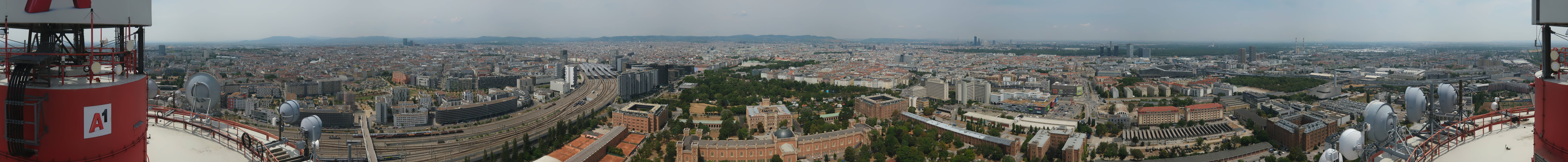 Archiv Foto Webcam Wien - Stadtpanorama