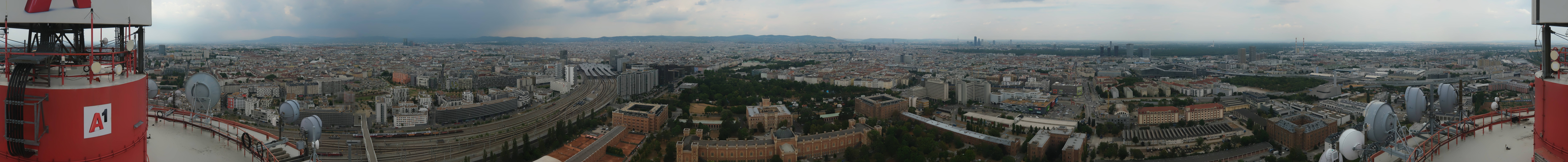Archiv Foto Webcam Wien - Stadtpanorama
