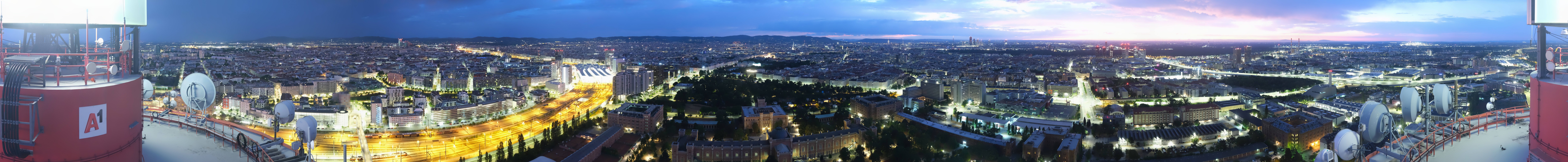 Archiv Foto Webcam Wien - Stadtpanorama