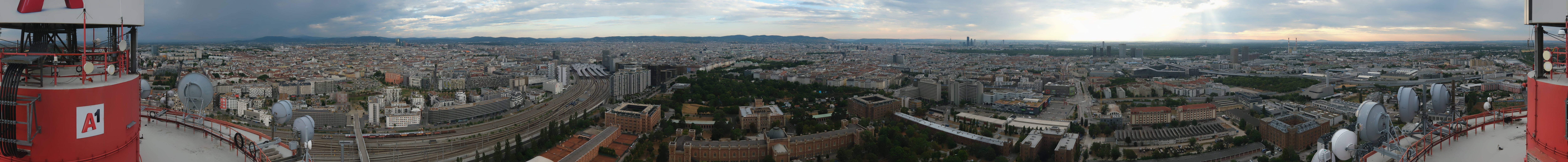 Archiv Foto Webcam Wien - Stadtpanorama