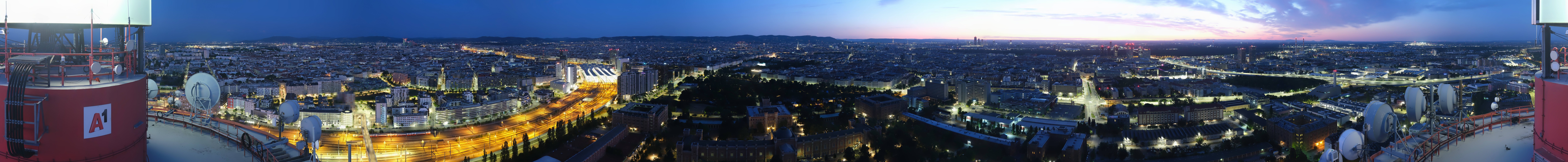 Archiv Foto Webcam Wien - Stadtpanorama