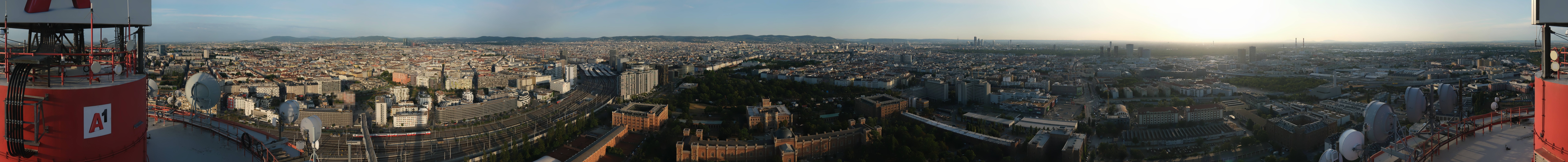 Archiv Foto Webcam Wien - Stadtpanorama