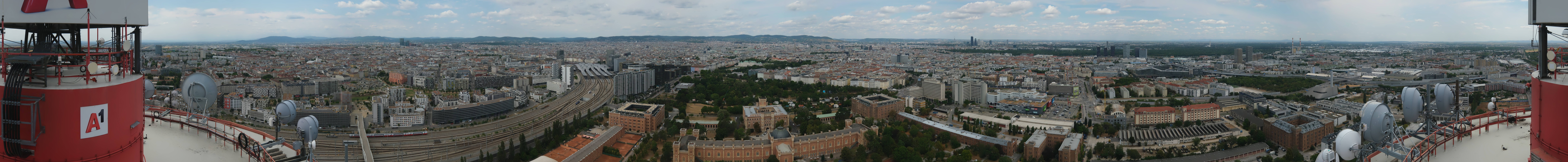 Archiv Foto Webcam Wien - Stadtpanorama