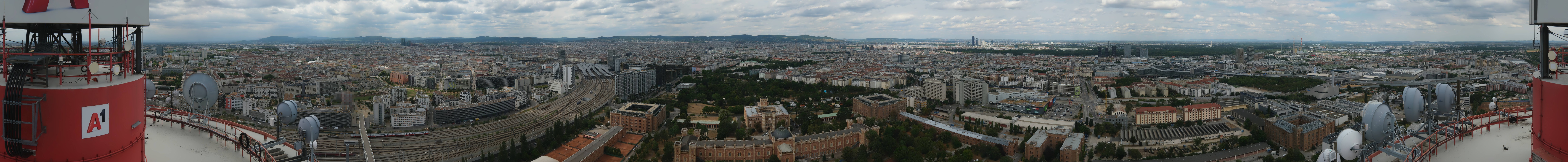Archiv Foto Webcam Wien - Stadtpanorama