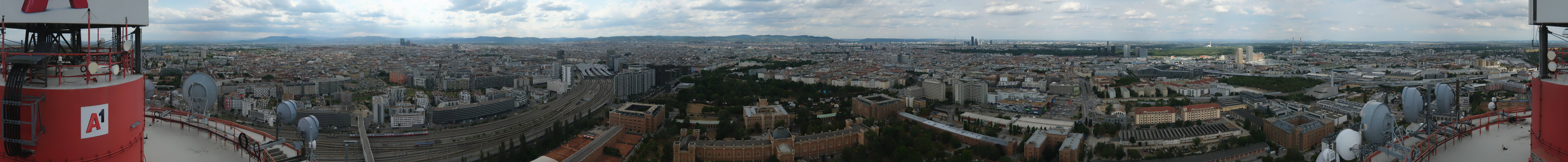 Archiv Foto Webcam Wien - Stadtpanorama