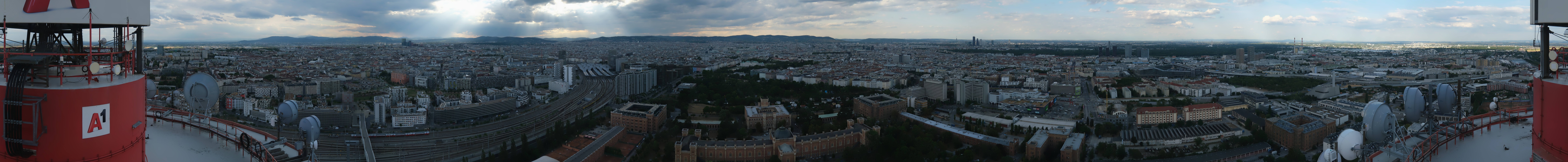 Archiv Foto Webcam Wien - Stadtpanorama
