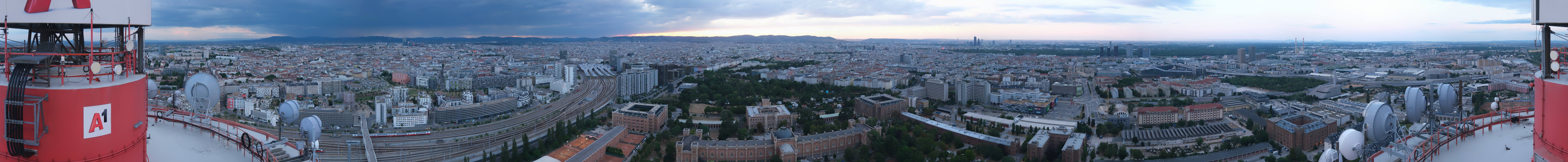 Archiv Foto Webcam Wien - Stadtpanorama