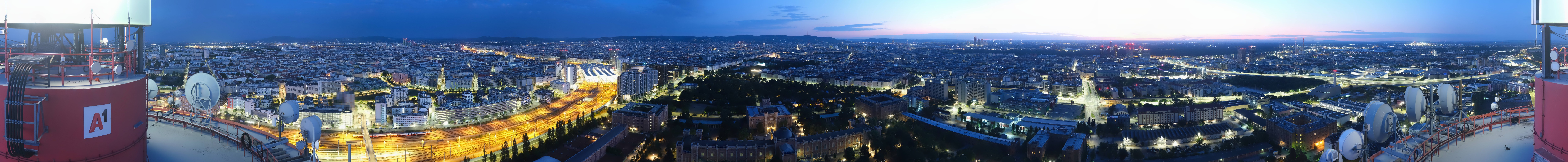 Archiv Foto Webcam Wien - Stadtpanorama