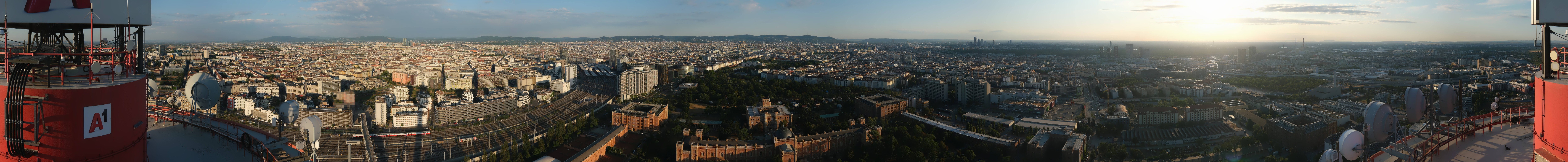 Archiv Foto Webcam Wien - Stadtpanorama