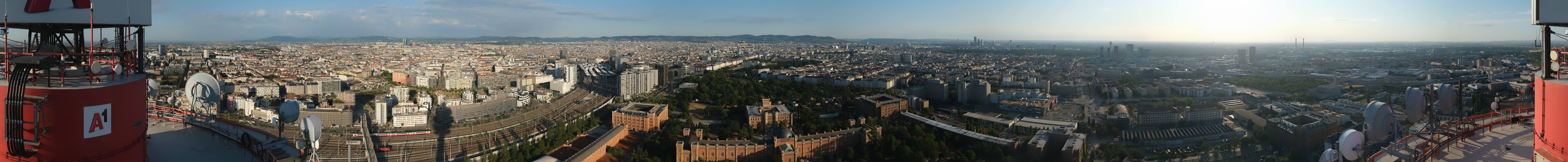Archiv Foto Webcam Wien - Stadtpanorama