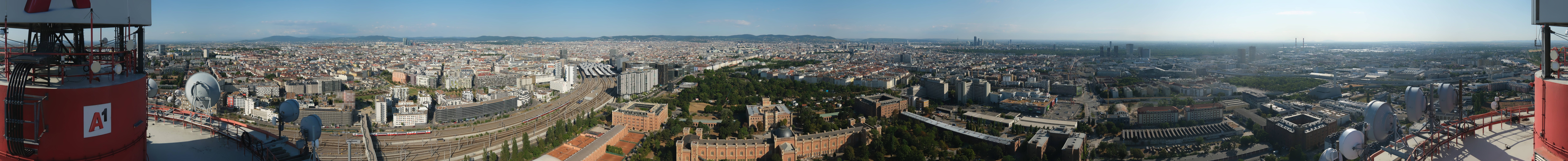 Archiv Foto Webcam Wien - Stadtpanorama