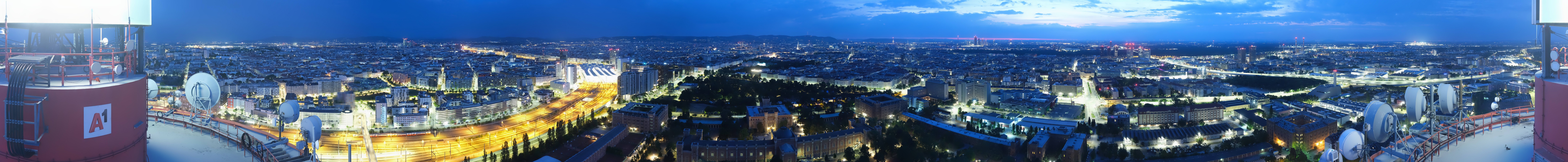 Archiv Foto Webcam Wien - Stadtpanorama