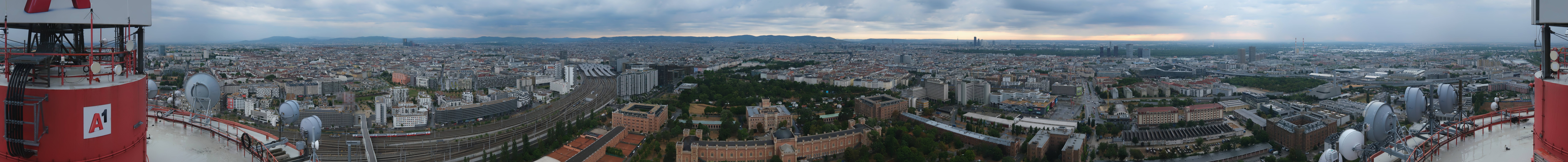 Archiv Foto Webcam Wien - Stadtpanorama