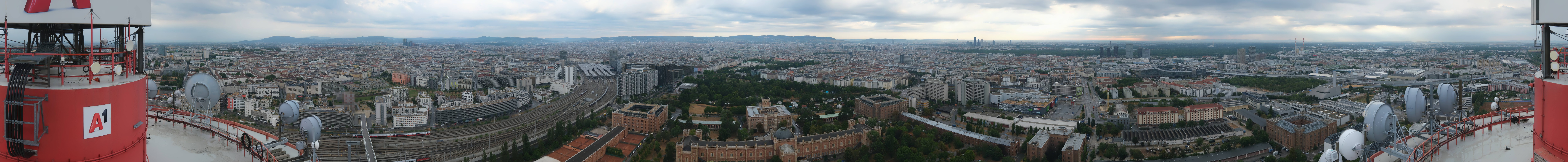 Archiv Foto Webcam Wien - Stadtpanorama