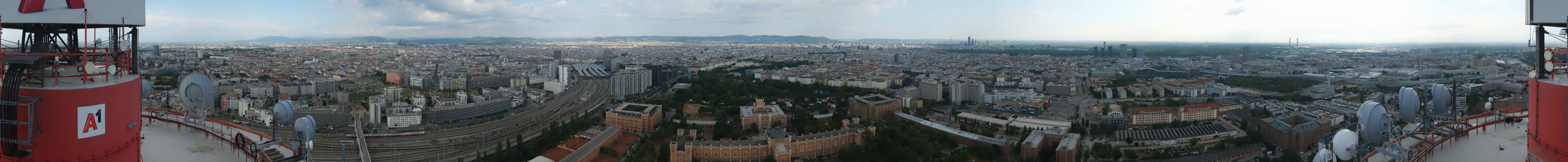 Archiv Foto Webcam Wien - Stadtpanorama