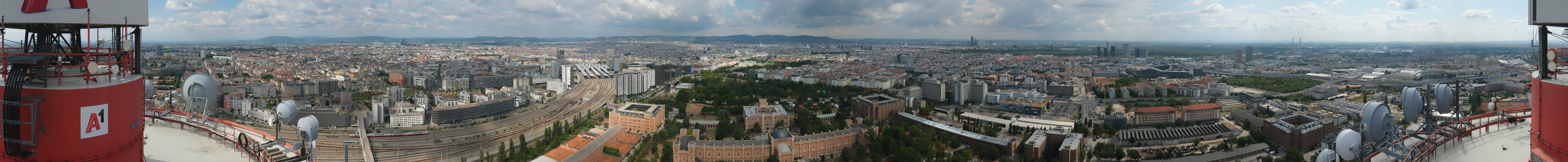 Archiv Foto Webcam Wien - Stadtpanorama
