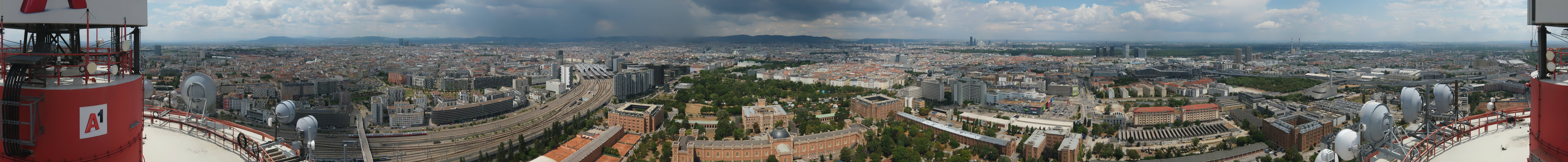 Archiv Foto Webcam Wien - Stadtpanorama