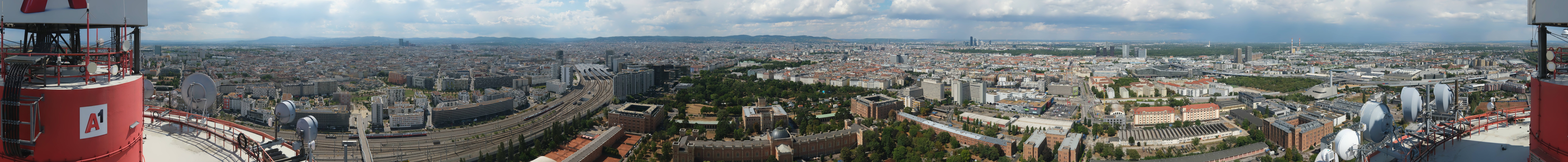 Archiv Foto Webcam Wien - Stadtpanorama
