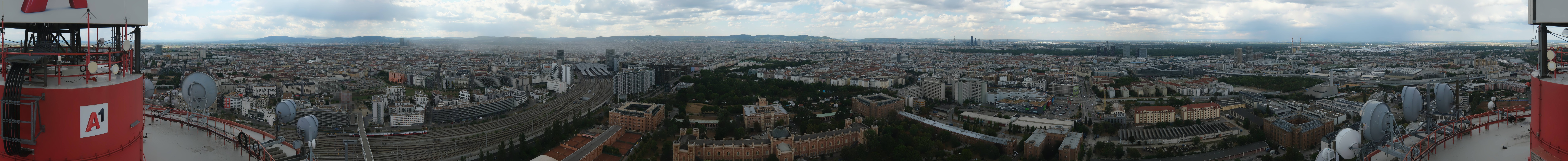 Archiv Foto Webcam Wien - Stadtpanorama