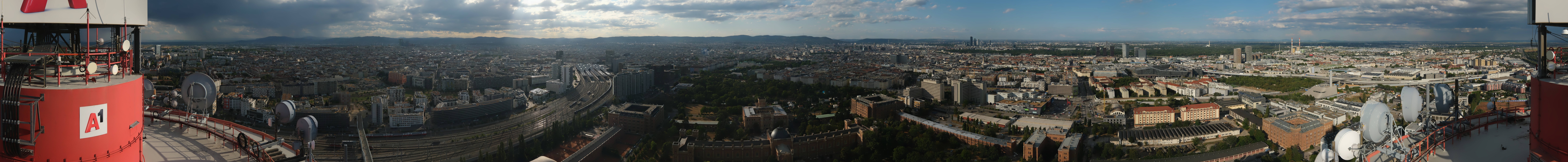 Archiv Foto Webcam Wien - Stadtpanorama