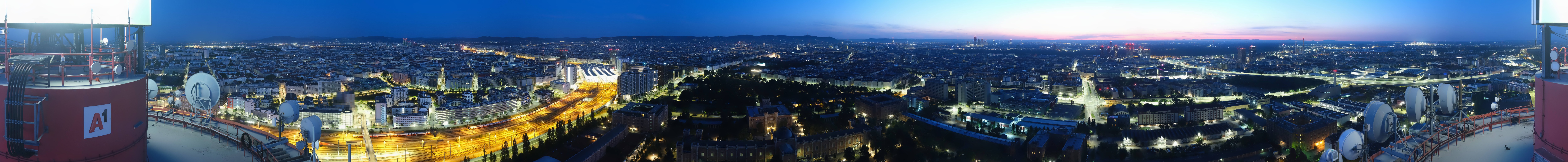 Archiv Foto Webcam Wien - Stadtpanorama