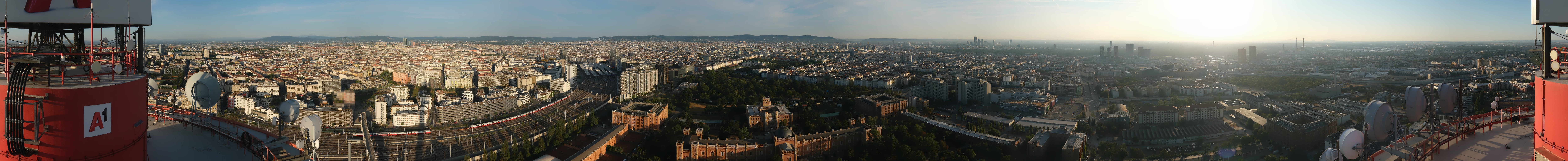 Archiv Foto Webcam Wien - Stadtpanorama