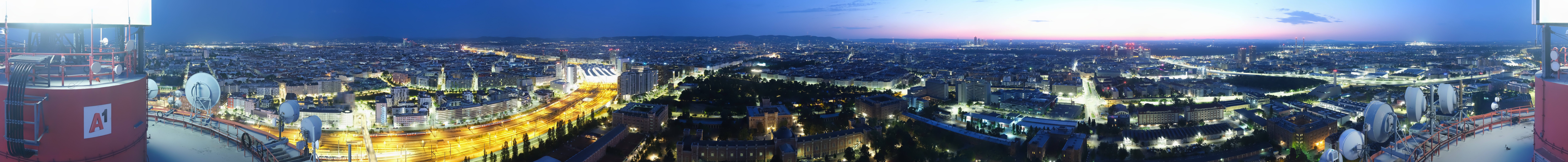 Archiv Foto Webcam Wien - Stadtpanorama
