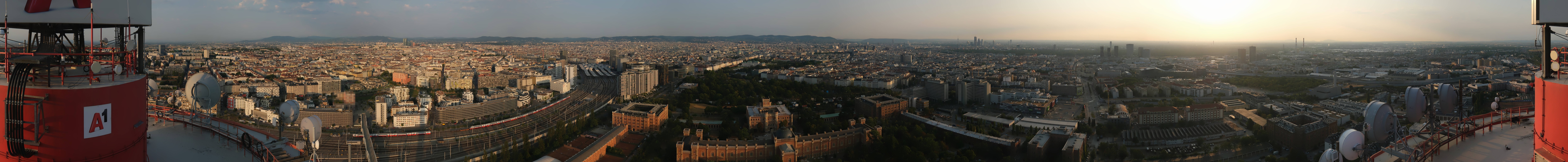 Archiv Foto Webcam Wien - Stadtpanorama
