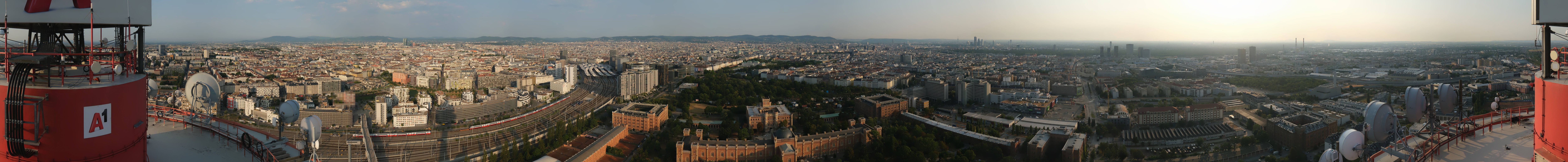 Archiv Foto Webcam Wien - Stadtpanorama