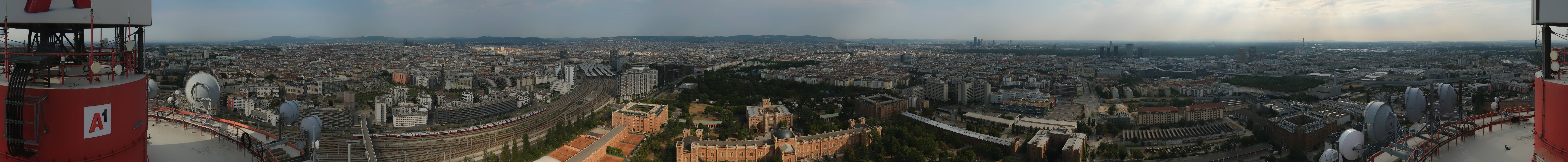 Archiv Foto Webcam Wien - Stadtpanorama